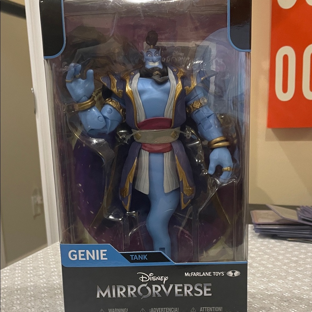 Disney Mirrorverse Genie Figure with Vibrant Blue and Purple